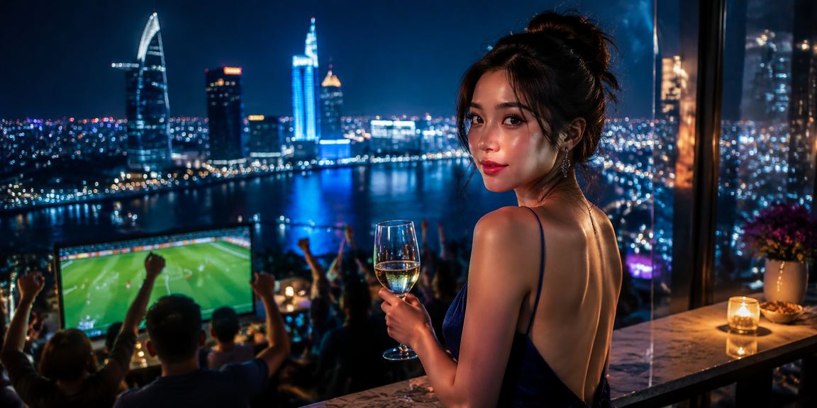 Người dùng xem điều khoản và đặt cược tại quán cà phê ở TP.HCM